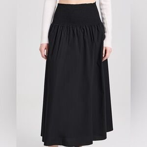 Hill House Delphine Nap skirt in black sz XL